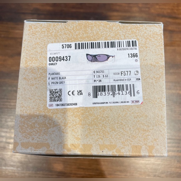 NEW OAKLEY PLANTARIS MATTE BLACK PRIZM GREY TRAVIS SCOTT Nose Piece USA 2024 - Picture 14 of 14